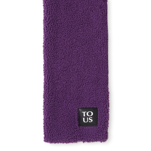 Purple TOUS Pop Warm Scarf