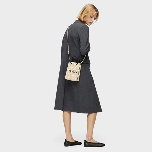Mini beige Kaos Icon Handbag