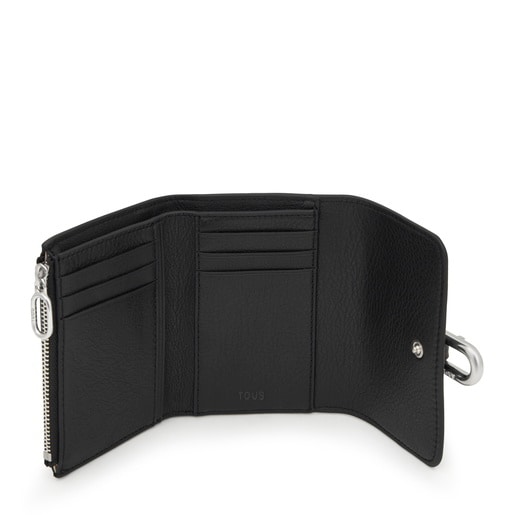 محفظة بطاقات باللون الأسود من التشكيلة TOUS Hold