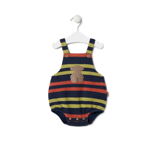 Baby romper in Blue navy blue