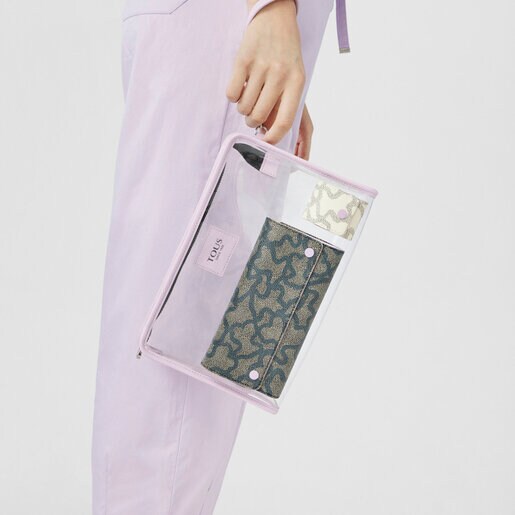 حقيبة كلاتش TOUS Kaos Summer بلون موف