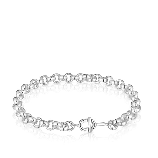 17.5 cm silver Chain bracelet TOUS MANIFESTO