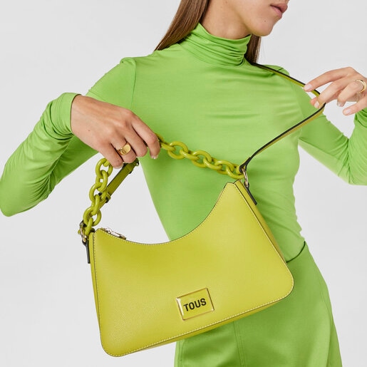 ライムグリーンのTOUS Sylvia ショルダーバッグ