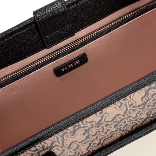 תיק קניות TOUS Kaos Mini Evolution Amaya בגודל בינוני בצבע אפור-חום