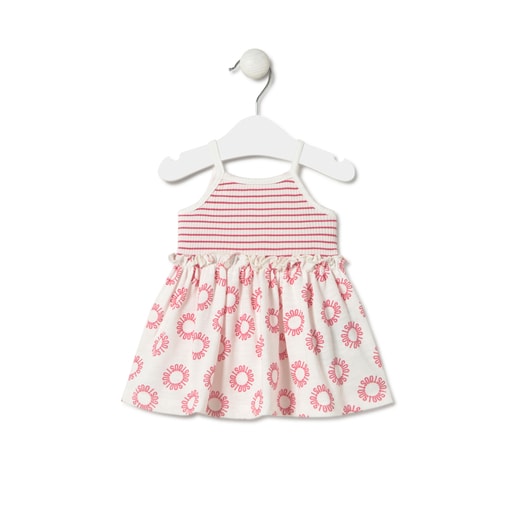 Girls dress in Circle pink