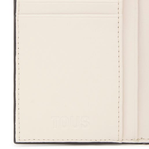 Beige Flap Card wallet TOUS MANIFESTO Essence