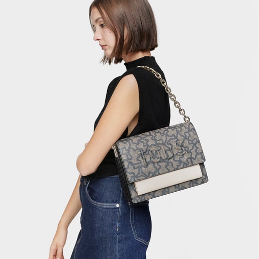 Medium black Audree Chain Crossbody bag Kaos Icon