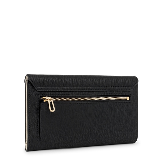 Billetera Flap negra TOUS Sylvia
