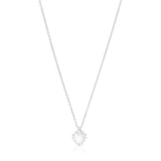 Collier en argent cœur San Valentín