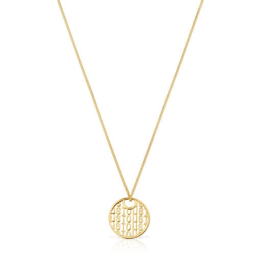 Silver vermeil Necklace Logo | TOUS