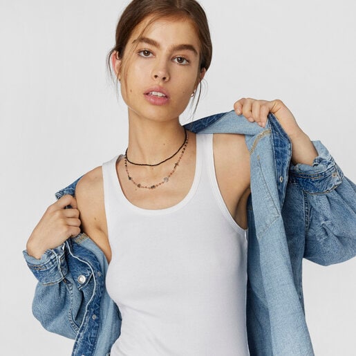 Collier Motif en Argent