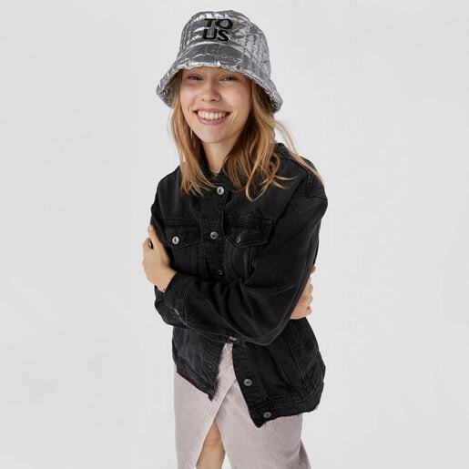 Sombrero bucket plateado TOUS Empire Padded