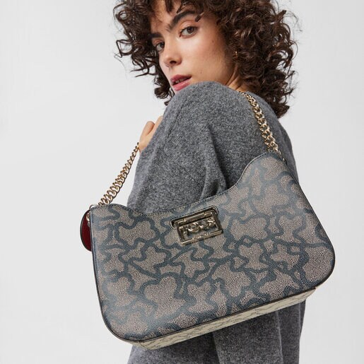 Черная сумка-багет Kaos Legacy