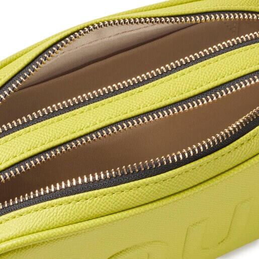 Lime green TOUS La Rue Crossbody reporter bag TOUS