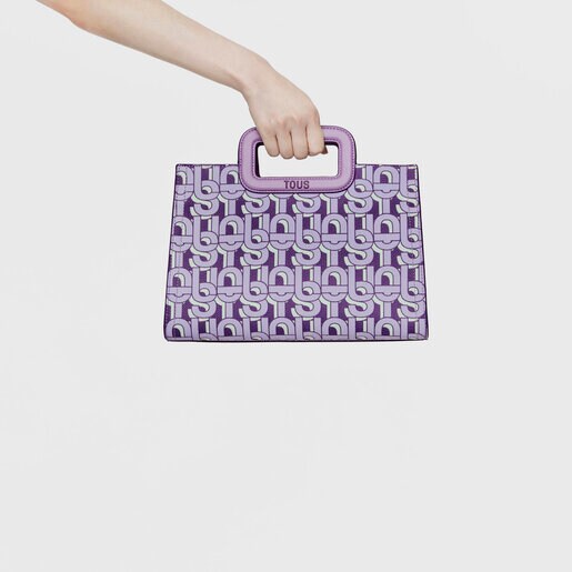 モーブカラーのミディアム Amaya ショッピングバッグ TOUS MANIFESTO