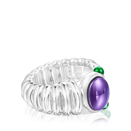 Anillo que cambia discount de color morado