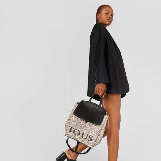 Mochila beige TOUS Kaos Mini Terra