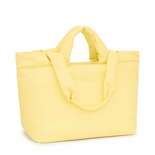 Large yellow Tote bag TOUS Carol