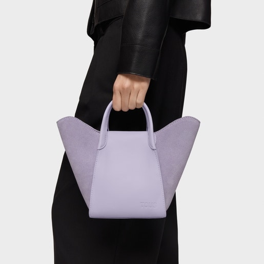 Tote bag color malva piccola TOUS Tulip