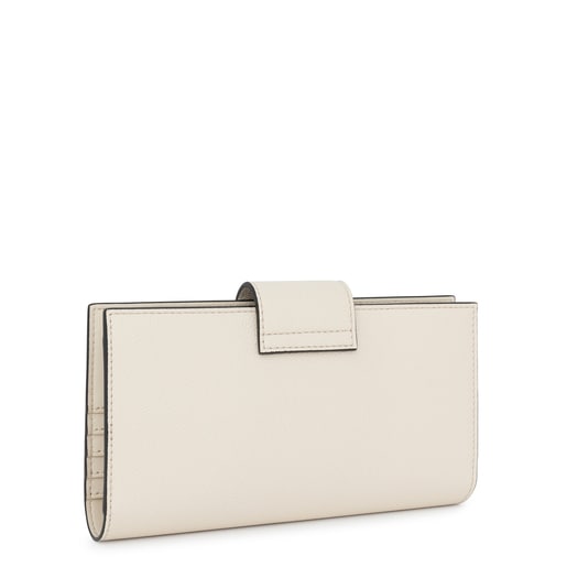 Большой бежевый кошелек TOUS Funny