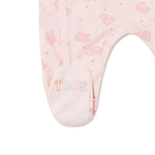 Pelele de bebé Pic rosa