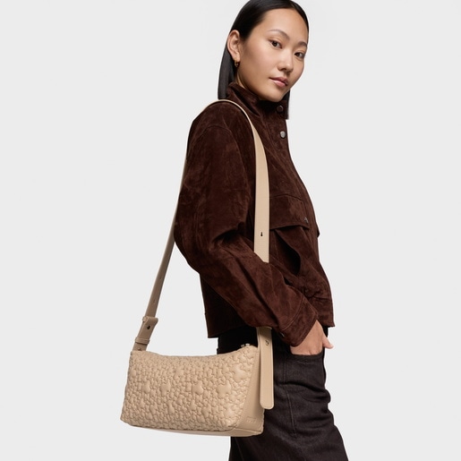 Sand-colored Crossbody bag TOUS Puffy Bear