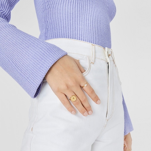 Gold Oursin Ring