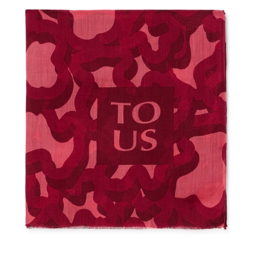 TOUS Coral-colored modal Kaos Mini Evolution Foulard | Westland Mall