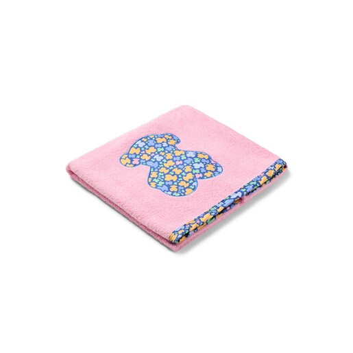 Toalla de playa niña Retro rosa