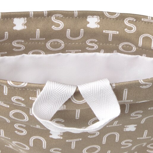 Mochila preescolar de bebé Soft beige