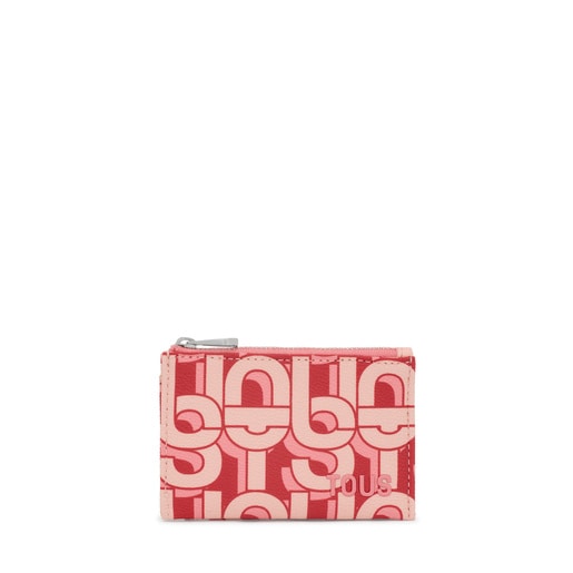 Coral-colored Change purse-cardholder TOUS MANIFESTO | TOUS