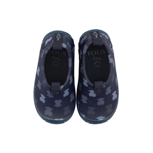 Multi-bear neoprene beach jelly sandals navy blue