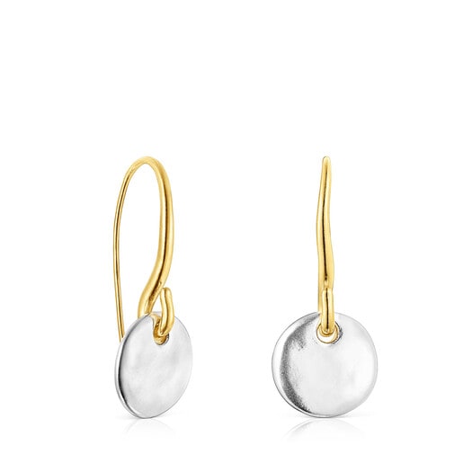 Short two-tone Luah luna Earrings | TOUS