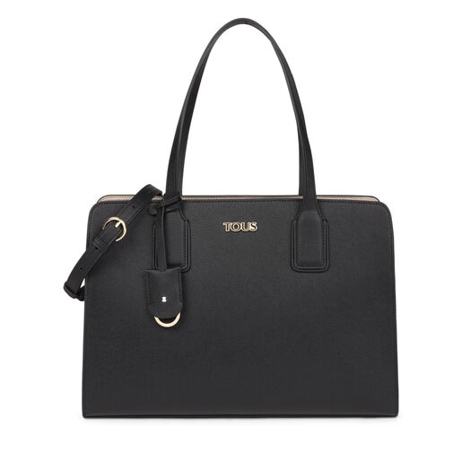 Large black TOUS Essential City bag