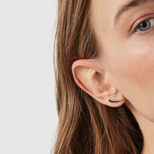 Silver Vermeil TOUS Good Vibes cornucopia Earrings