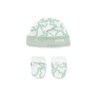 Conjunto de bebé gorro y manoplas Kaos bruma