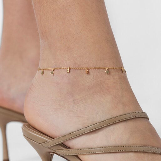 Silver Vermeil Cool Joy Anklet