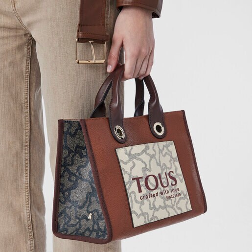 Shopping mediano Amaya Kaos Icon multi marrón