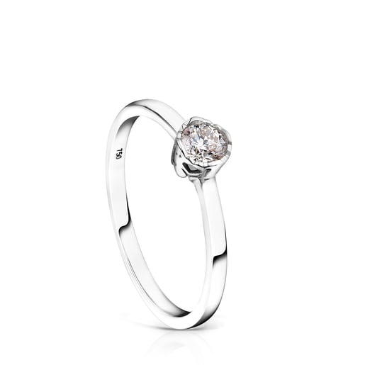 Кольцо Boca Osos из Белого Золота с Бриллиантами