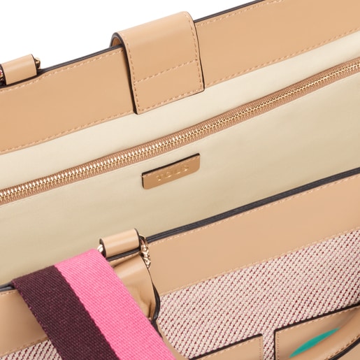 Large pink TOUS Yummy Shopping bag