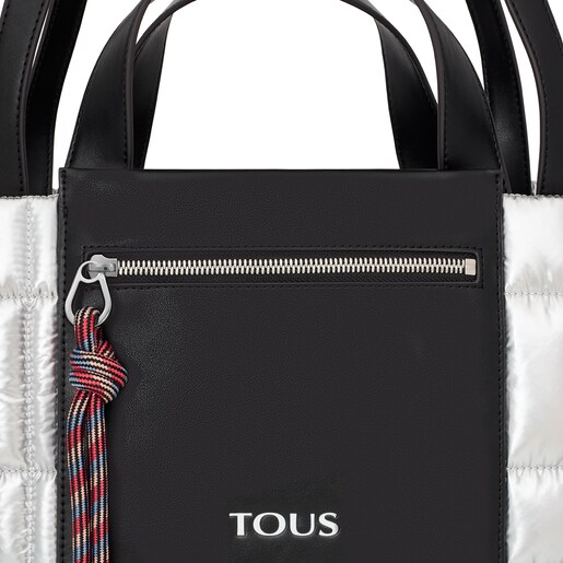 Tote bag grande TOUS Empire Padded prateada