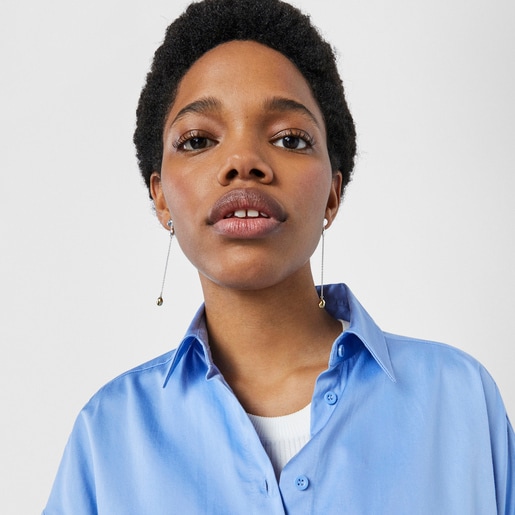 Long two-tone TOUS Joy Bits earrings