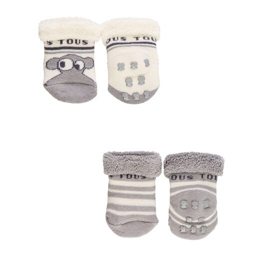 Set de calcetines antideslizantes Sweet Socks Gris