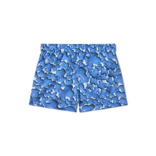 Fato de banho de menino Puff azul