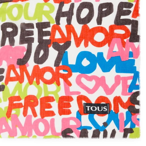 وشاح TOUS Funny أحمر اللون