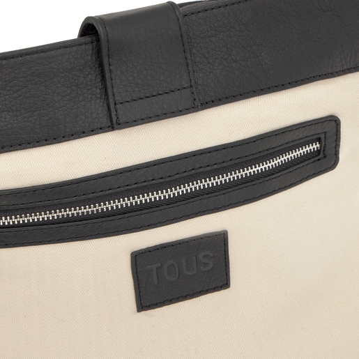 Medium black leather Shoulder bag TOUS Hold