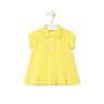 Polo-neck dress in Casual yellow