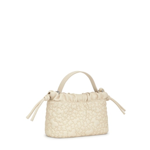 Kleine Schultertasche TOUS Puffy Bear in Beige