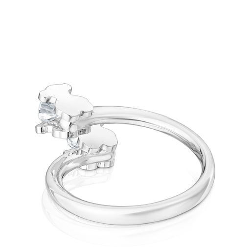 Anillo solitario de platino con diamantes creados en laboratorio 0,50 ct Sweet Diamonds LGD