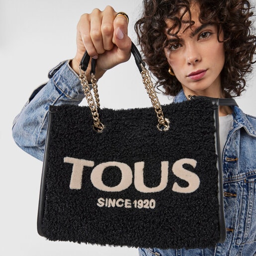 Medium black Amaya Warm Shopping bag